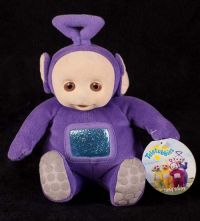 Eden Teletubbies "Tinky Winky" Plush Stuffed Animal Bean Toy